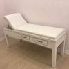 Ahşap Beyaz Lake Masaj Yatağı İstanbul