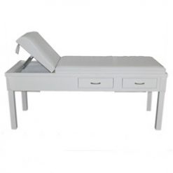 Ahşap Beyaz Renk Hasta Muayene Masası