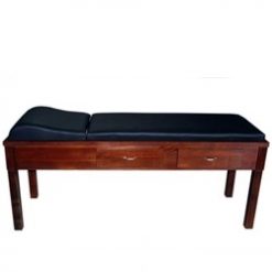 Çift Çekmeceli Ahşap Hasta Muayene Masası