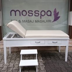 Ahşap Hasta Muayene Yatakları ve Basamak
